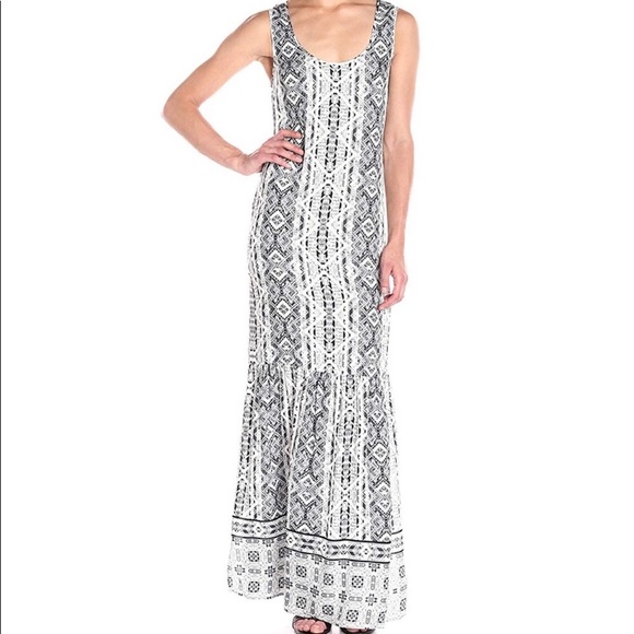 Splendid Taos Print Bohemian Maxi Dress Small - Picture 2 of 6
